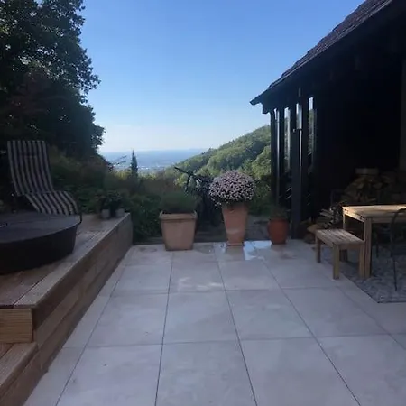Panorama Domizil Im Schwarzwald In Einzigartiger Lage, Terrasse, 3 Schlafzimmer, Kamin, Direkt Am Waldrand, Nahe Baden-baden *